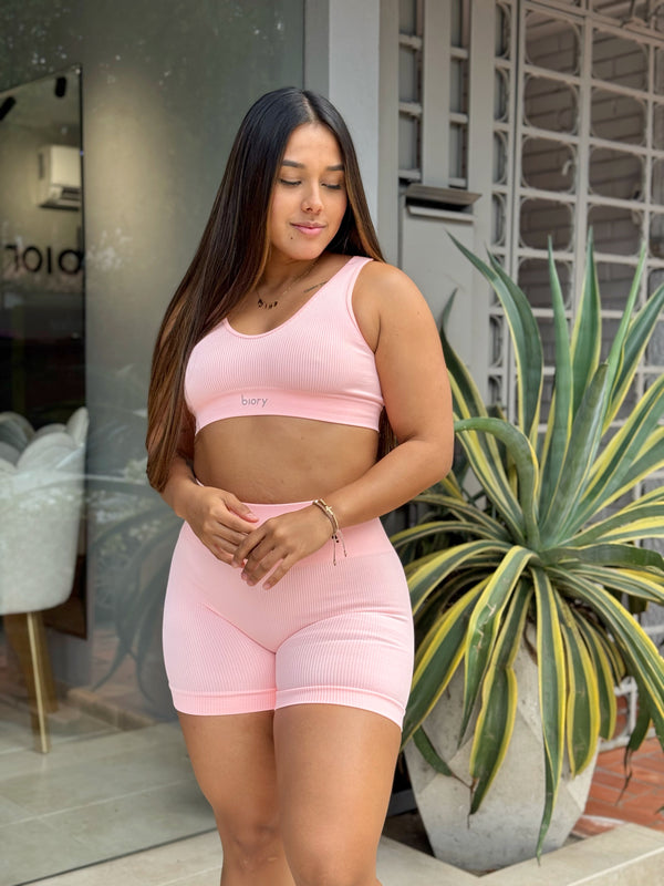 Set ST & Top Confort Rosa Melón