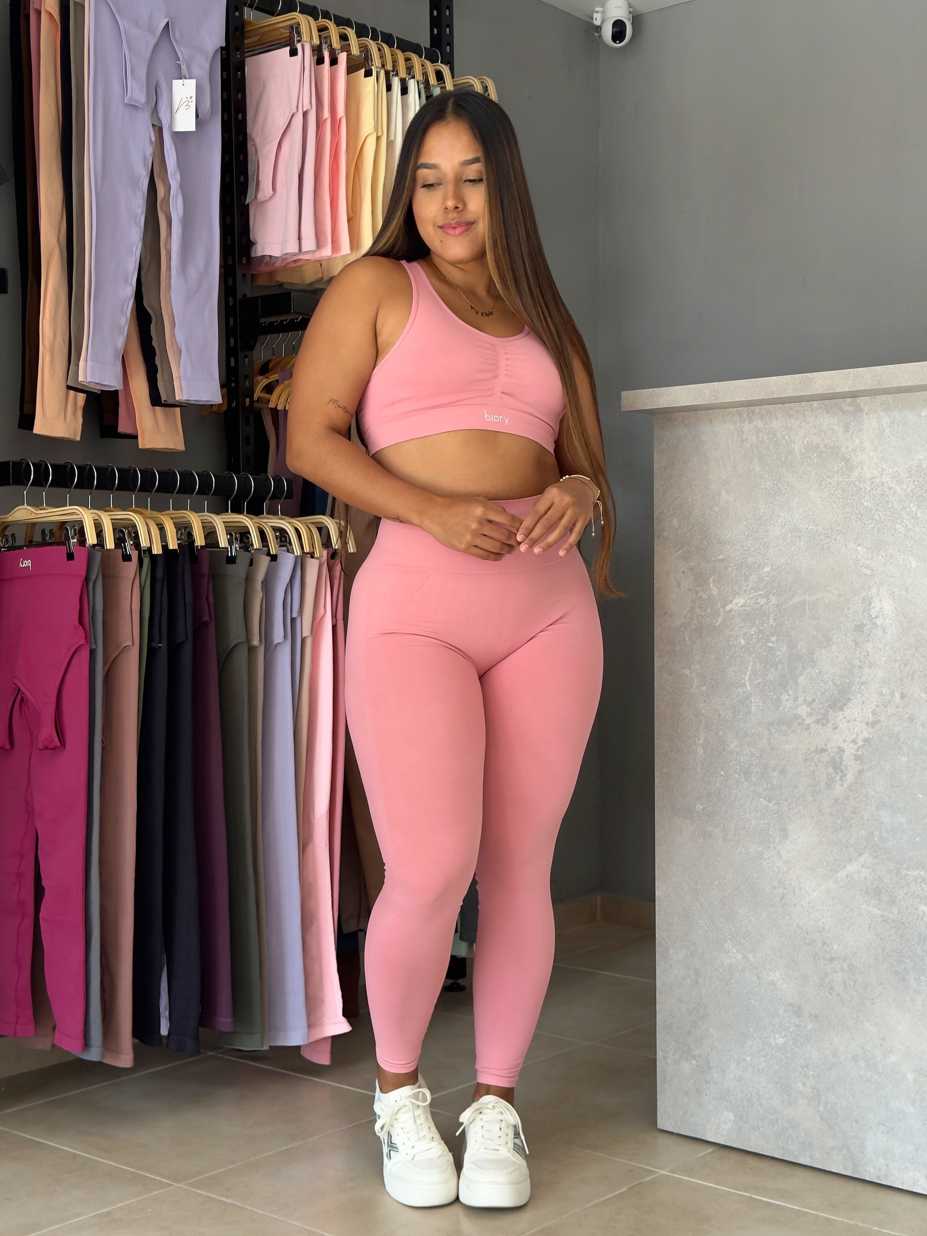 Set LG & Top Celine Palo Rosa