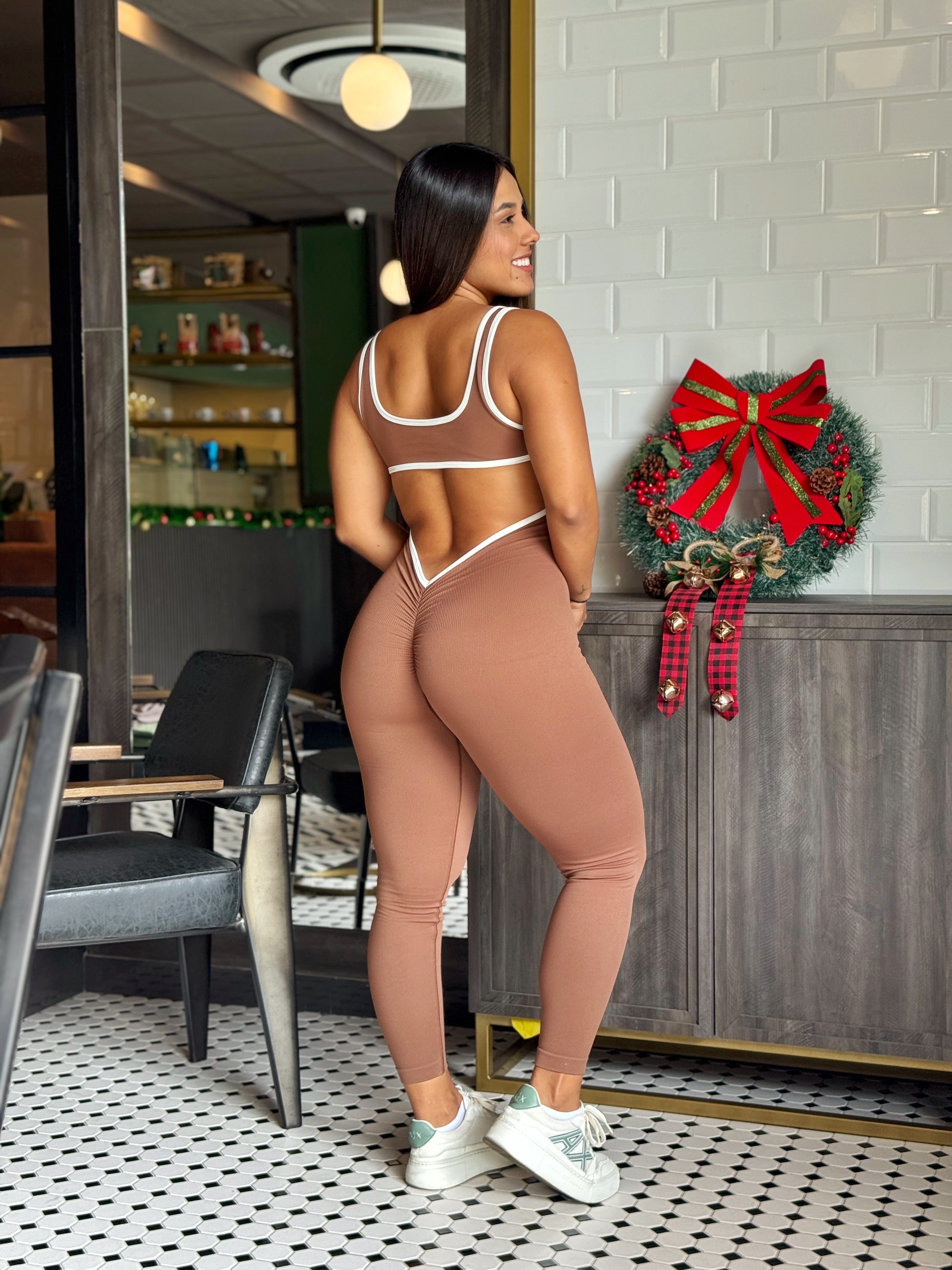 Enterizo Athenea Chocolate