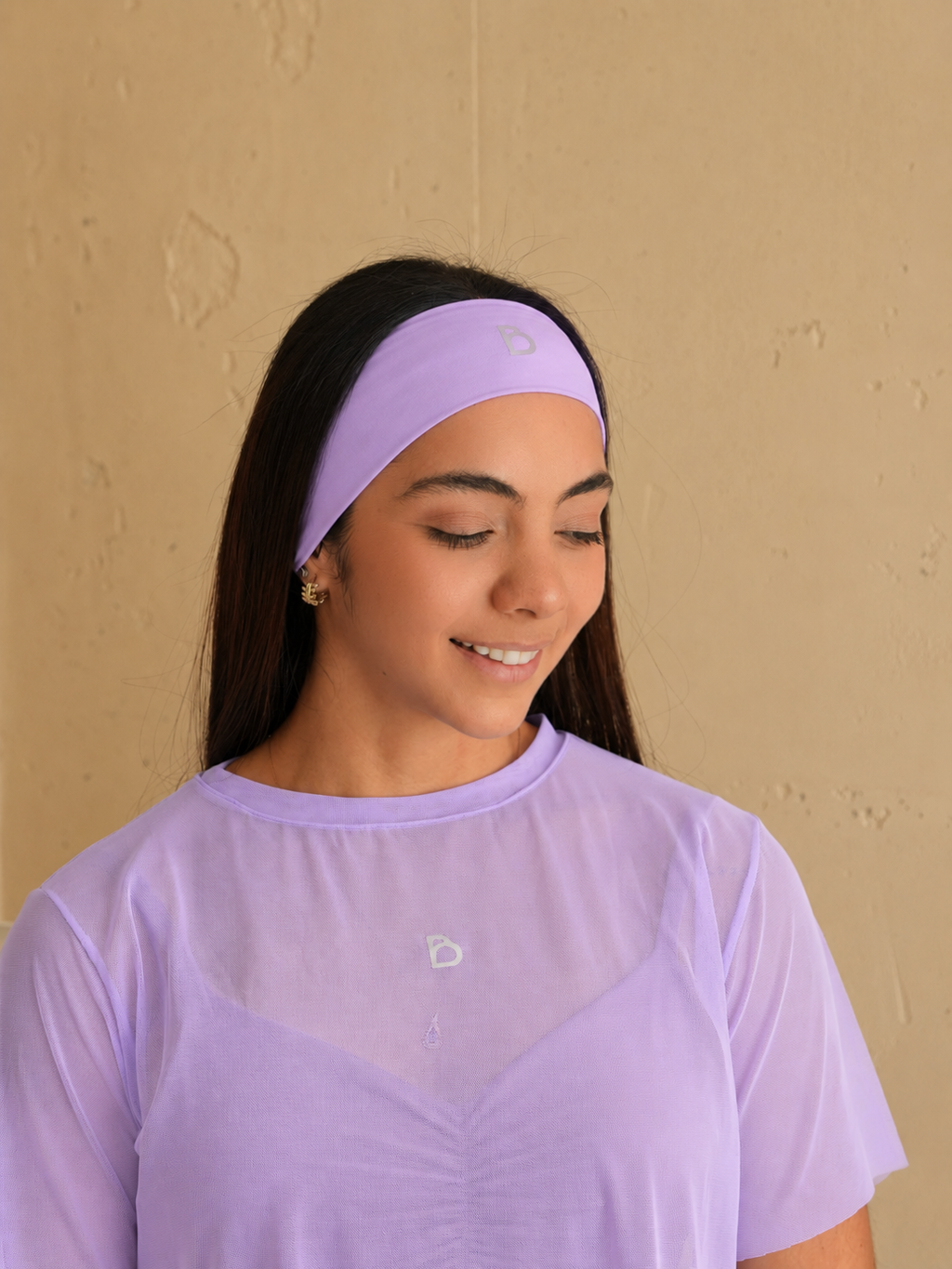 Camiseta Malla Fierce Lila