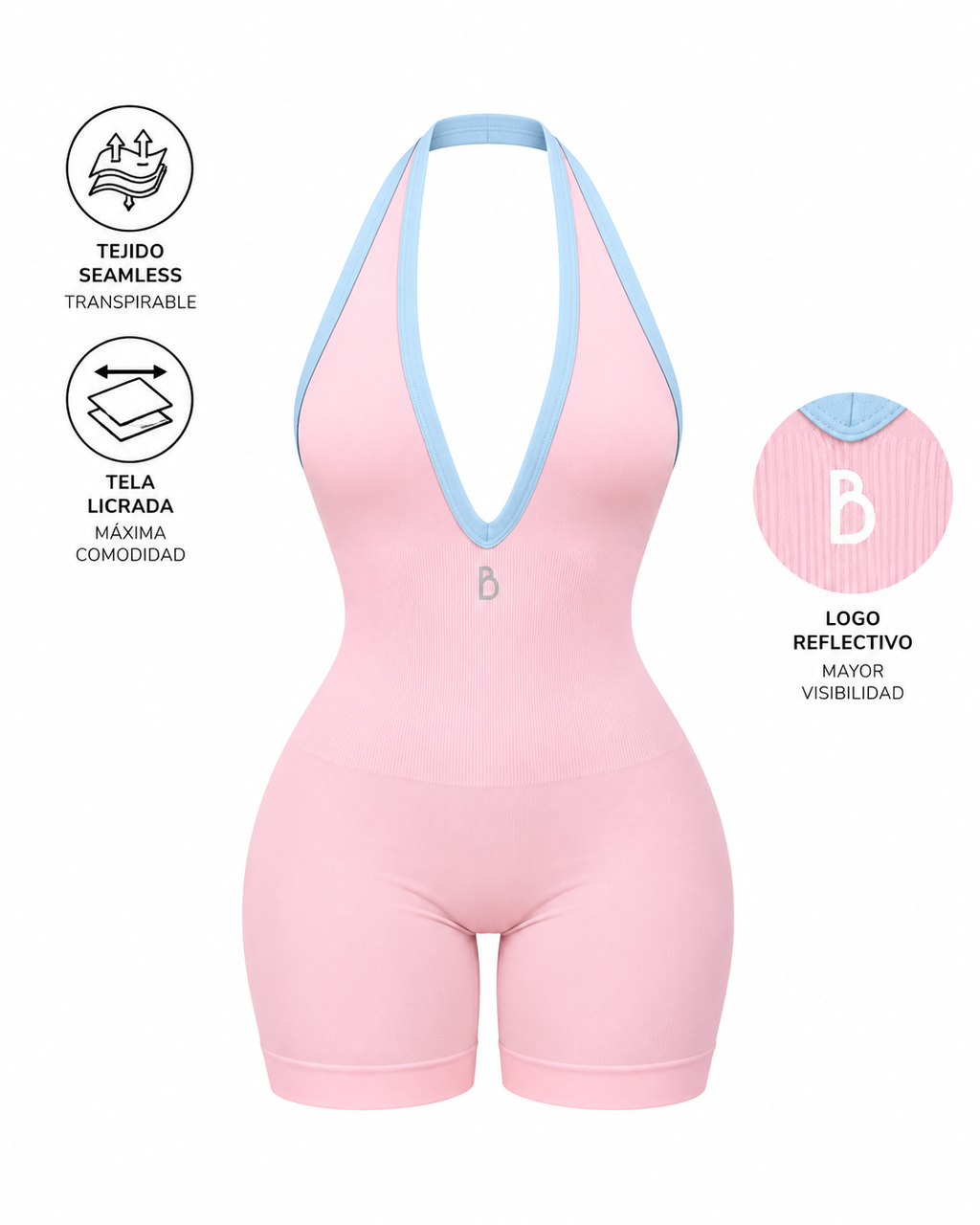 Enterizo Corto V Ref 6116 Ballerina